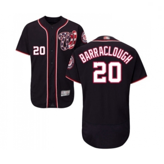 Mens Washington Nationals 20 Kyle Barraclough Navy Blue Alternate Flex Base Authentic Collection MLB JerseyBas Mens Washington Nationals 20 Kyle Barraclough Navy Blue Alternate Flex Base Authentic Collection MLB JerseyBas