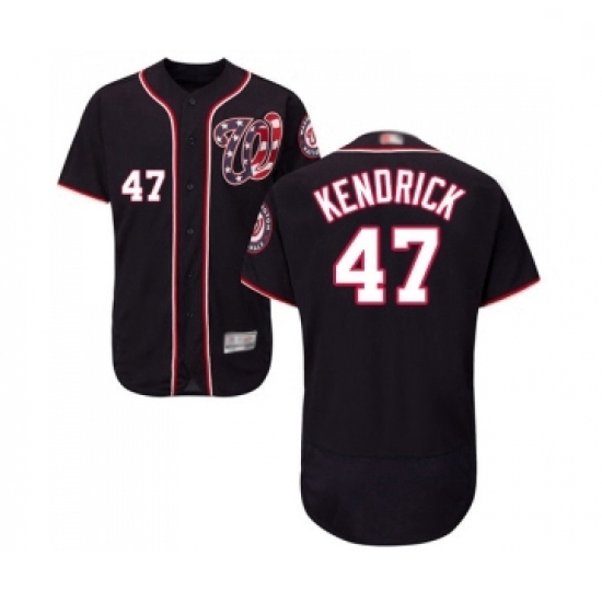 Mens Washington Nationals 47 Howie Kendrick Navy Blue Alternate Flex Base Authentic Collection MLB JerseyBaseb Mens Washington Nationals 47 Howie Kendrick Navy Blue Alternate Flex Base Authentic Collection MLB JerseyBaseb