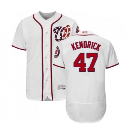 Mens Washington Nationals 47 Howie Kendrick White Home Flex Base Authentic Collection Baseball Jersey Mens Washington Nationals 47 Howie Kendrick White Home Flex Base Authentic Collection Baseball Jersey