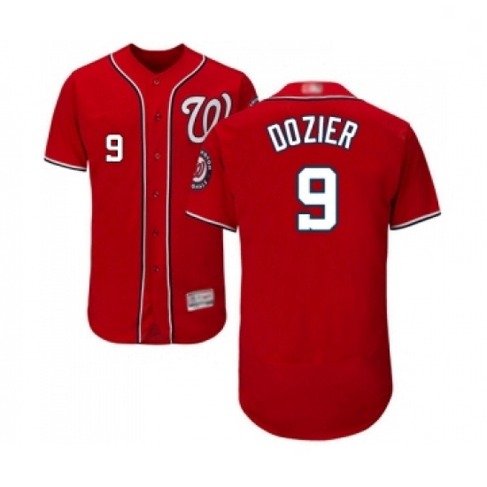 Mens Washington Nationals 9 Brian Dozier Red Alternate Flex Base Authentic Collection Baseball Jersey Mens Washington Nationals 9 Brian Dozier Red Alternate Flex Base Authentic Collection Baseball Jersey