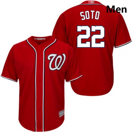 Nationals 22 Juan Soto Red Cool Base Jersey Nationals 22 Juan Soto Red Cool Base Jersey