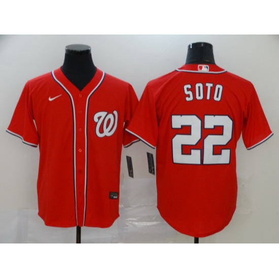 Nationals 22 Juan Soto Red Nike 2020 Cool Base Jersey Nationals 22 Juan Soto Red Nike 2020 Cool Base Jersey