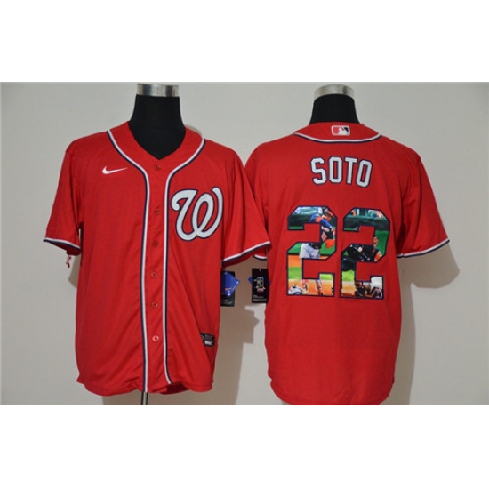 Nationals 22 Juan Soto Red Nike Cool Base Player Jersey Nationals 22 Juan Soto Red Nike Cool Base Player Jersey