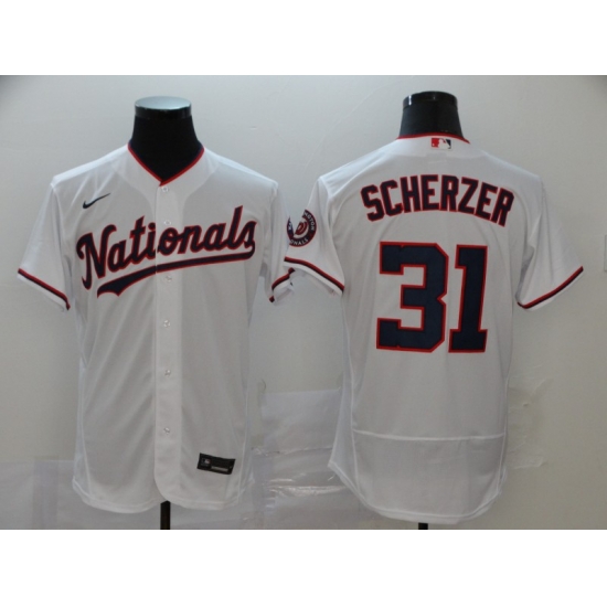 Nationals 31 Max Scherzer White Nike 2020 Flexbase Jersey Nationals 31 Max Scherzer White Nike 2020 Flexbase Jersey