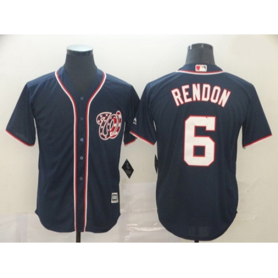 Nationals 6 Anthony Rendon Navy Cool Base Jersey Nationals 6 Anthony Rendon Navy Cool Base Jersey
