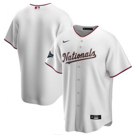 Nationals Blank White Gold Youth Nike 2020 Gold Program Cool Base Jersey Nationals Blank White Gold Youth Nike 2020 Gold Program Cool Base Jersey