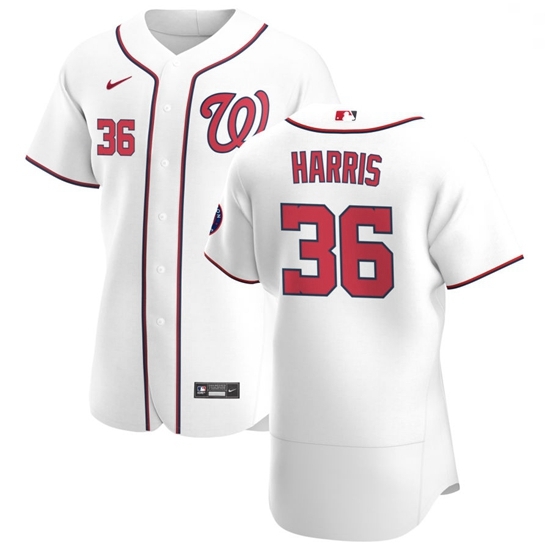 Washington Nationals 36 Will Harris Men Nike White Home 2020 Authentic Player MLB Jersey Washington Nationals 36 Will Harris Men Nike White Home 2020 Authentic Player MLB Jersey
