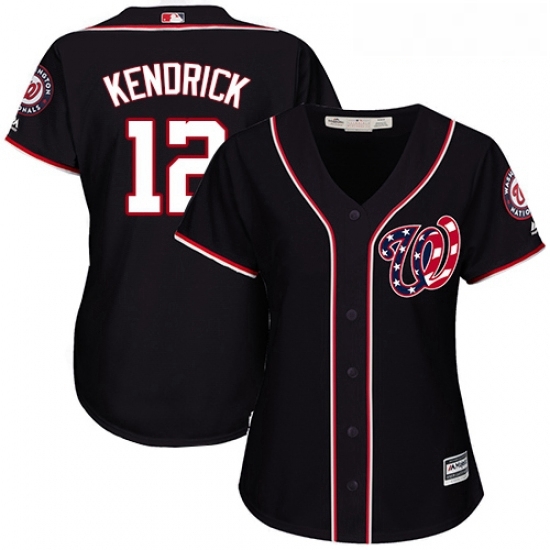 Womens Majestic Washington Nationals 12 Howie Kendrick Authentic Red Alternate 1 Cool Base MLB Jersey Womens Majestic Washington Nationals 12 Howie Kendrick Authentic Red Alternate 1 Cool Base MLB Jersey