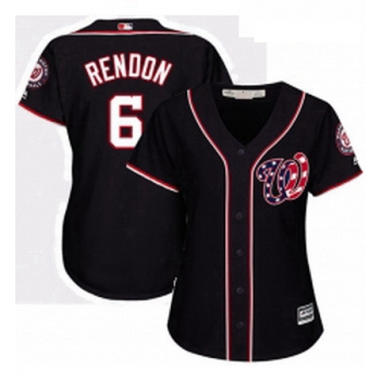 Womens Majestic Washington Nationals 6 Anthony Rendon Authentic Navy Blue Alternate 2 Cool Base MLB Jersey Womens Majestic Washington Nationals 6 Anthony Rendon Authentic Navy Blue Alternate 2 Cool Base MLB Jersey