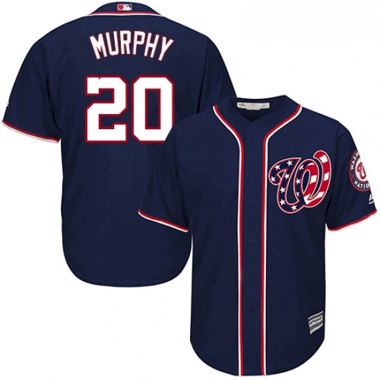 Youth Majestic Washington Nationals 20 Daniel Murphy Authentic Navy Blue Alternate 2 Cool Base MLB Jersey Youth Majestic Washington Nationals 20 Daniel Murphy Authentic Navy Blue Alternate 2 Cool Base MLB Jersey