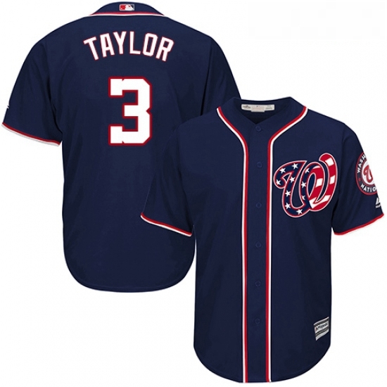 Youth Majestic Washington Nationals 3 Michael Taylor Authentic Navy Blue Alternate 2 Cool Base MLB Jersey Youth Majestic Washington Nationals 3 Michael Taylor Authentic Navy Blue Alternate 2 Cool Base MLB Jersey