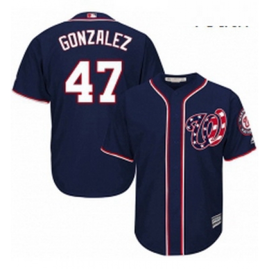 Youth Majestic Washington Nationals 47 Gio Gonzalez Authentic Navy Blue Alternate 2 Cool Base MLB Jersey Youth Majestic Washington Nationals 47 Gio Gonzalez Authentic Navy Blue Alternate 2 Cool Base MLB Jersey