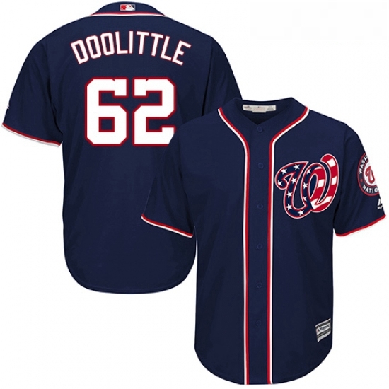 Youth Majestic Washington Nationals 62 Sean Doolittle Authentic Navy Blue Alternate 2 Cool Base MLB Jersey Youth Majestic Washington Nationals 62 Sean Doolittle Authentic Navy Blue Alternate 2 Cool Base MLB Jersey