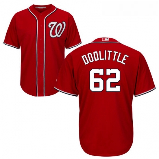 Youth Majestic Washington Nationals 62 Sean Doolittle Authentic Red Alternate 1 Cool Base MLB Jersey Youth Majestic Washington Nationals 62 Sean Doolittle Authentic Red Alternate 1 Cool Base MLB Jersey