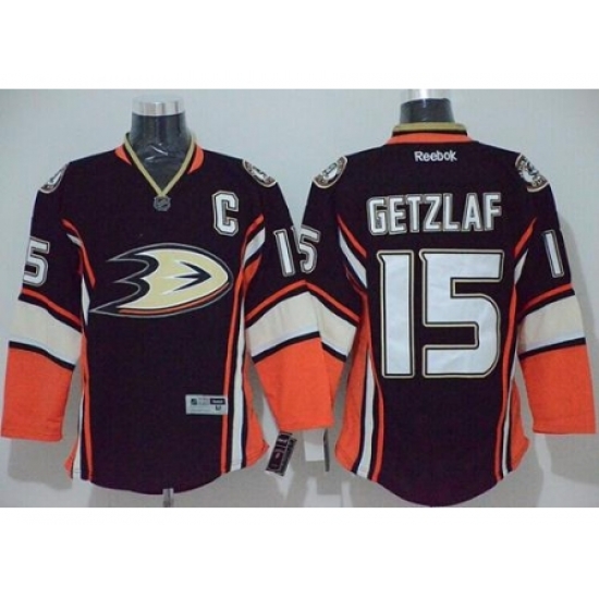 Anaheim Ducks #15 Ryan Getzlaf Stitched Black Third NHL Jersey Anaheim Ducks #15 Ryan Getzlaf Stitched Black Third NHL Jersey