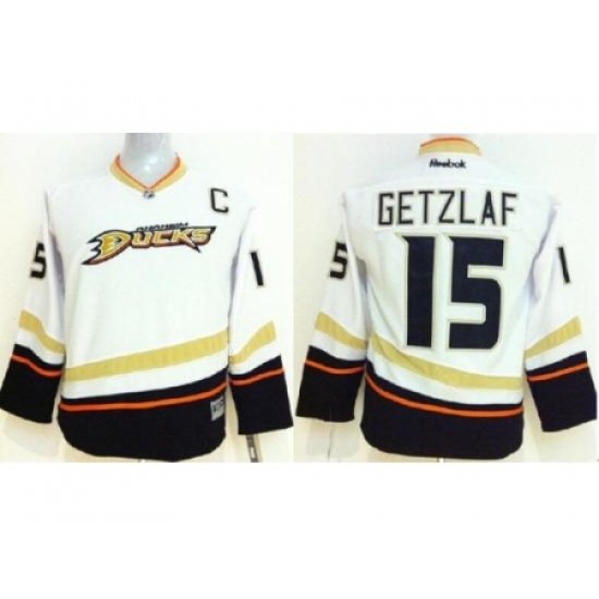 Anaheim Ducks 15 Ryan Getzlaf White NHL Hockey Jersey Anaheim Ducks 15 Ryan Getzlaf White NHL Hockey Jersey