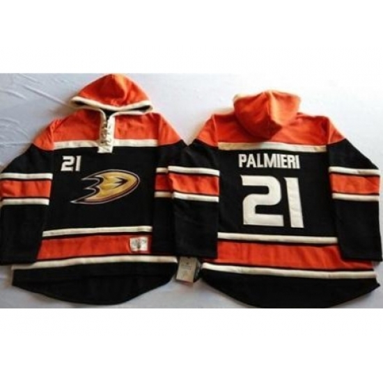 Anaheim Ducks 21 Kyle Palmieri Black Sawyer Hooded Sweatshirt Stitched NHL Jersey Anaheim Ducks 21 Kyle Palmieri Black Sawyer Hooded Sweatshirt Stitched NHL Jersey