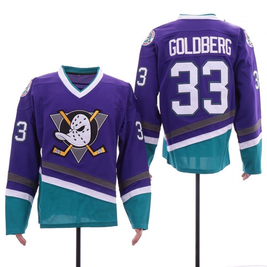 Anaheim Ducks 33 Greg Goldberg Purple Throwback Jersey Anaheim Ducks 33 Greg Goldberg Purple Throwback Jersey