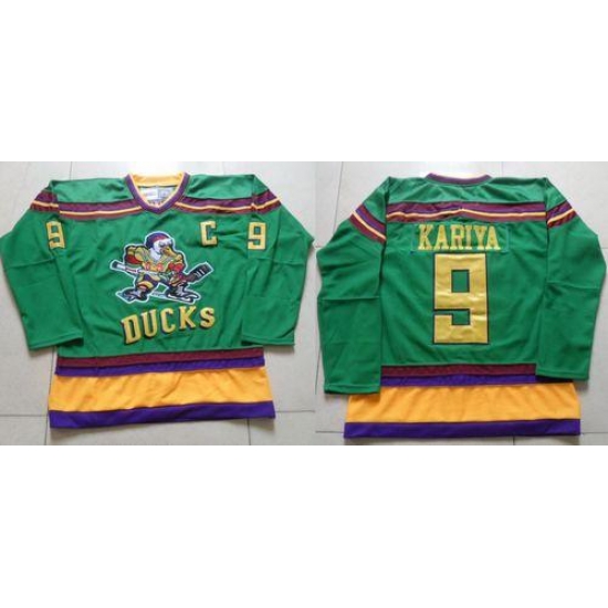 Anaheim Ducks #9 Paul Kariya Green CCM Throwback Stitched NHL Jersey Anaheim Ducks #9 Paul Kariya Green CCM Throwback Stitched NHL Jersey