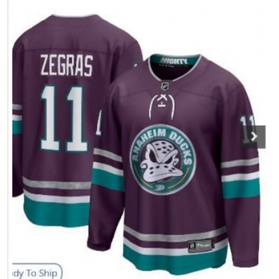Men Anaheim Ducks 11 Trevor Zegras Purple Jersey Men Anaheim Ducks 11 Trevor Zegras Purple Jersey