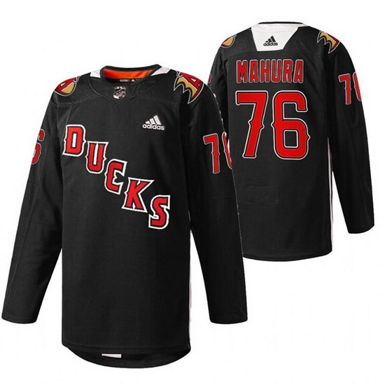 Men Anaheim Ducks 76 Josh Mahura 2022 Black Angels Night Stitched jersey Men Anaheim Ducks 76 Josh Mahura 2022 Black Angels Night Stitched jersey