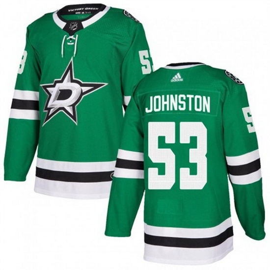 Men Dallas Stars 53 Wyatt Johnston Green Stitched Jersey Men Dallas Stars 53 Wyatt Johnston Green Stitched Jersey
