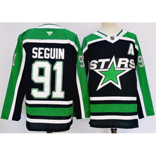 Men Dallas Stars 91 Tyler Seguin Black 2024 25 Reverse Retro Stitched Jersey Men Dallas Stars 91 Tyler Seguin Black 2024 25 Reverse Retro Stitched Jersey