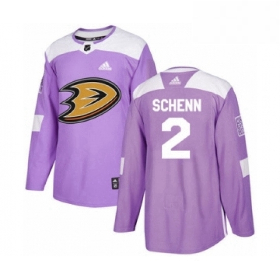Mens Adidas Anaheim Ducks 2 Luke Schenn Authentic Purple Fights Cancer Practice NHL Jersey Mens Adidas Anaheim Ducks 2 Luke Schenn Authentic Purple Fights Cancer Practice NHL Jersey