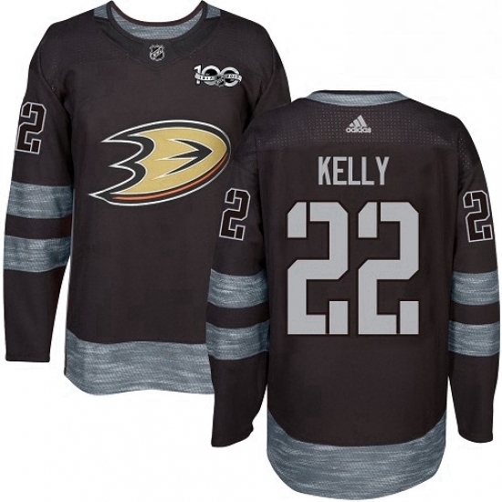 Mens Adidas Anaheim Ducks 22 Chris Kelly Authentic Black 1917 2017 100th Anniversary NHL Jerse Mens Adidas Anaheim Ducks 22 Chris Kelly Authentic Black 1917 2017 100th Anniversary NHL Jerse