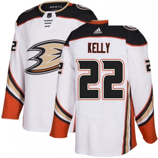 Mens Adidas Anaheim Ducks 22 Chris Kelly Authentic White Away NHL Jerse Mens Adidas Anaheim Ducks 22 Chris Kelly Authentic White Away NHL Jerse
