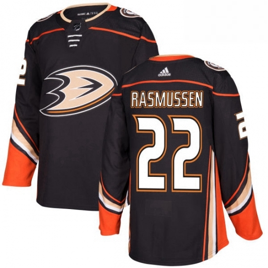 Mens Adidas Anaheim Ducks 22 Dennis Rasmussen Authentic Black Home NHL Jersey Mens Adidas Anaheim Ducks 22 Dennis Rasmussen Authentic Black Home NHL Jersey