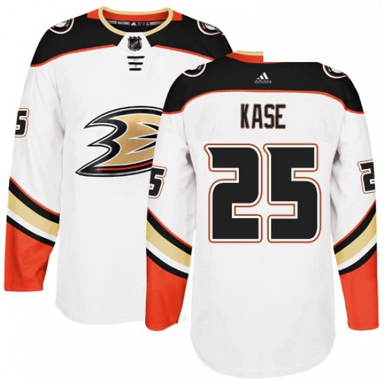 Mens Adidas Anaheim Ducks 25 Ondrej Kase Authentic White Away NHL Jersey Mens Adidas Anaheim Ducks 25 Ondrej Kase Authentic White Away NHL Jersey