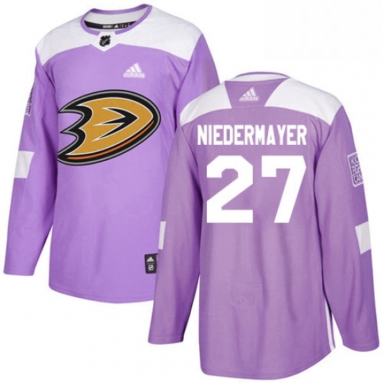 Mens Adidas Anaheim Ducks 27 Scott Niedermayer Authentic Purple Fights Cancer Practice NHL Jersey Mens Adidas Anaheim Ducks 27 Scott Niedermayer Authentic Purple Fights Cancer Practice NHL Jersey