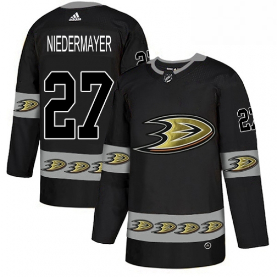 Mens Adidas Anaheim Ducks 27 Scott Niedermayer Premier Black Team Logo Fashion NHL Jersey Mens Adidas Anaheim Ducks 27 Scott Niedermayer Premier Black Team Logo Fashion NHL Jersey