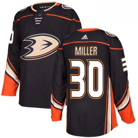 Mens Adidas Anaheim Ducks 30 Ryan Miller Authentic Black Home NHL Jersey Mens Adidas Anaheim Ducks 30 Ryan Miller Authentic Black Home NHL Jersey