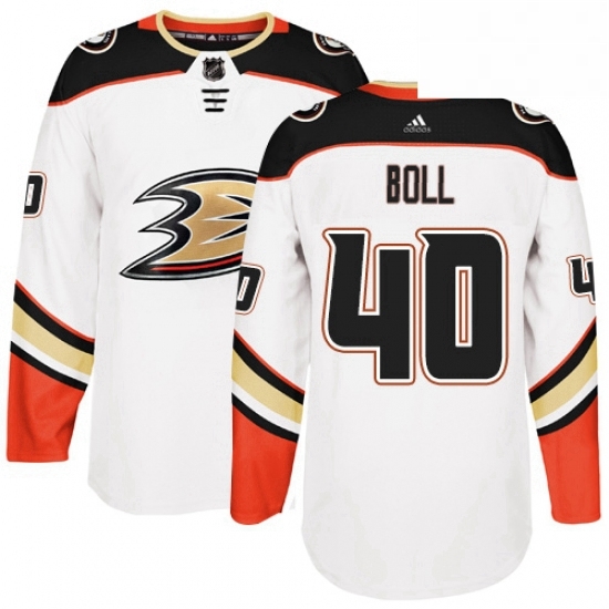 Mens Adidas Anaheim Ducks 40 Jared Boll Authentic White Away NHL Jersey Mens Adidas Anaheim Ducks 40 Jared Boll Authentic White Away NHL Jersey