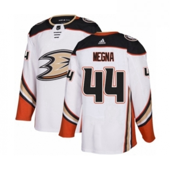 Mens Adidas Anaheim Ducks 44 Jaycob Megna Authentic White Away NHL Jersey Mens Adidas Anaheim Ducks 44 Jaycob Megna Authentic White Away NHL Jersey