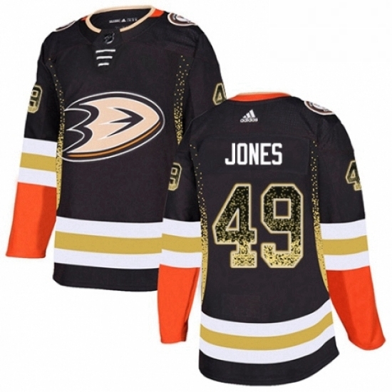 Mens Adidas Anaheim Ducks 49 Max Jones Authentic Black Drift Fashion NHL Jersey Mens Adidas Anaheim Ducks 49 Max Jones Authentic Black Drift Fashion NHL Jersey