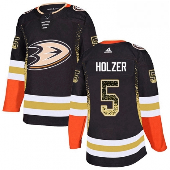 Mens Adidas Anaheim Ducks 5 Korbinian Holzer Authentic Black Drift Fashion NHL Jersey Mens Adidas Anaheim Ducks 5 Korbinian Holzer Authentic Black Drift Fashion NHL Jersey