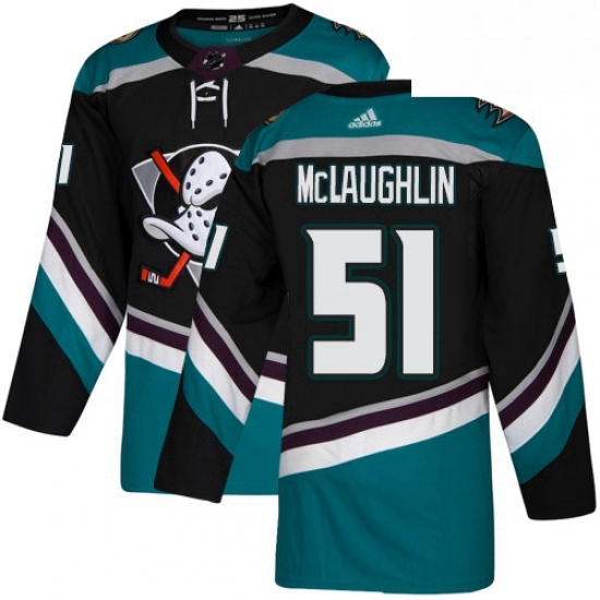Mens Adidas Anaheim Ducks 51 Blake McLaughlin Authentic Black Teal Third NHL Jersey Mens Adidas Anaheim Ducks 51 Blake McLaughlin Authentic Black Teal Third NHL Jersey