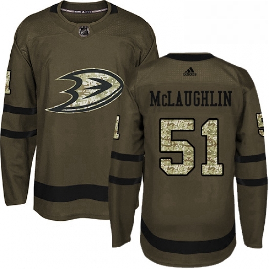 Mens Adidas Anaheim Ducks 51 Blake McLaughlin Authentic Green Salute to Service NHL Jersey Mens Adidas Anaheim Ducks 51 Blake McLaughlin Authentic Green Salute to Service NHL Jersey