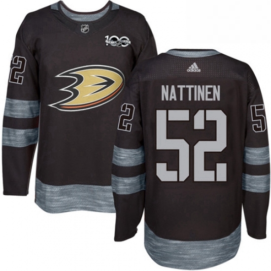 Mens Adidas Anaheim Ducks 52 Julius Nattinen Authentic Black 1917 2017 100th Anniversary NHL Jersey Mens Adidas Anaheim Ducks 52 Julius Nattinen Authentic Black 1917 2017 100th Anniversary NHL Jersey