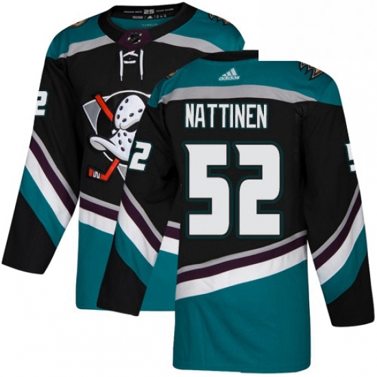 Mens Adidas Anaheim Ducks 52 Julius Nattinen Authentic Black Teal Third NHL Jersey Mens Adidas Anaheim Ducks 52 Julius Nattinen Authentic Black Teal Third NHL Jersey