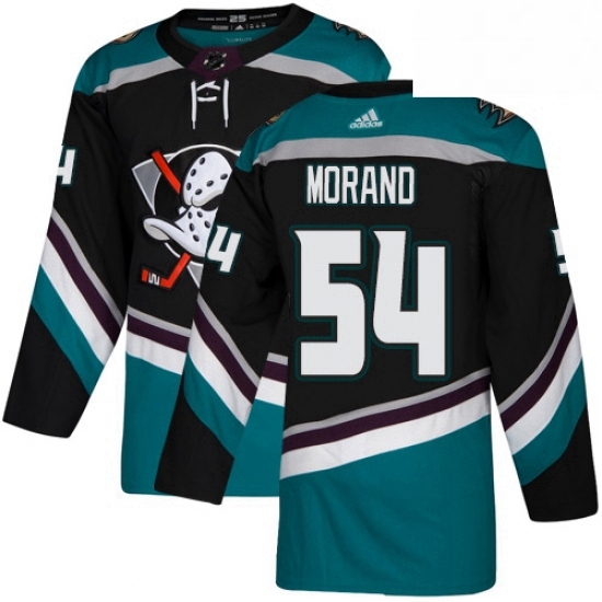 Mens Adidas Anaheim Ducks 54 Antoine Morand Authentic Black Teal Third NHL Jersey Mens Adidas Anaheim Ducks 54 Antoine Morand Authentic Black Teal Third NHL Jersey