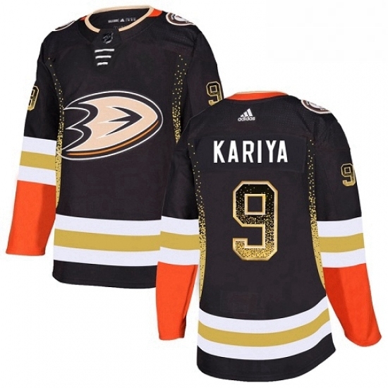 Mens Adidas Anaheim Ducks 9 Paul Kariya Authentic Black Drift Fashion NHL Jersey Mens Adidas Anaheim Ducks 9 Paul Kariya Authentic Black Drift Fashion NHL Jersey