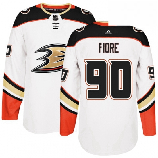 Mens Adidas Anaheim Ducks 90 Giovanni Fiore Authentic White Away NHL Jersey Mens Adidas Anaheim Ducks 90 Giovanni Fiore Authentic White Away NHL Jersey