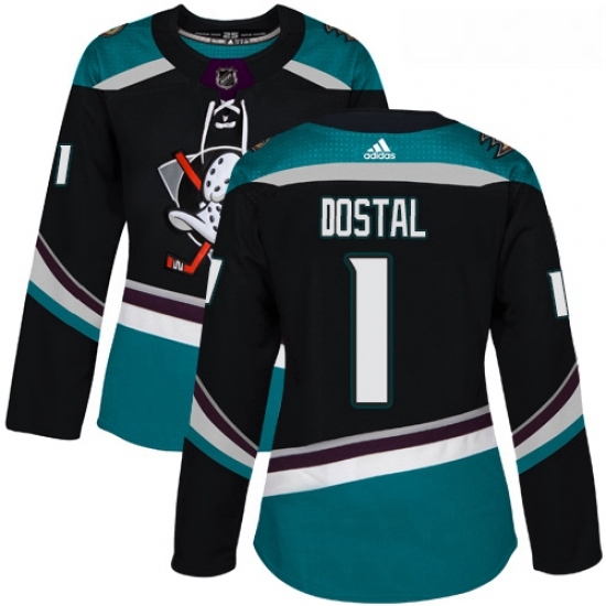 Womens Adidas Anaheim Ducks 1 Lukas Dostal Authentic Black Teal Third NHL Jersey Womens Adidas Anaheim Ducks 1 Lukas Dostal Authentic Black Teal Third NHL Jersey