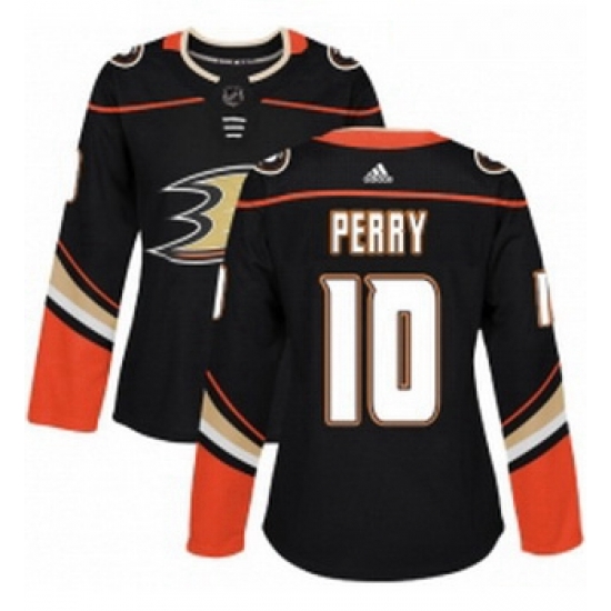 Womens Adidas Anaheim Ducks 10 Corey Perry Premier Black Home NHL Jersey Womens Adidas Anaheim Ducks 10 Corey Perry Premier Black Home NHL Jersey