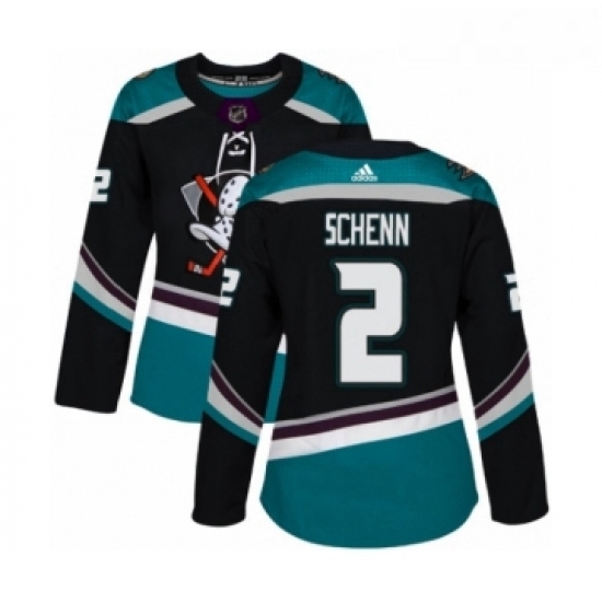 Womens Adidas Anaheim Ducks 2 Luke Schenn Premier Black Teal Alternate NHL Jersey Womens Adidas Anaheim Ducks 2 Luke Schenn Premier Black Teal Alternate NHL Jersey