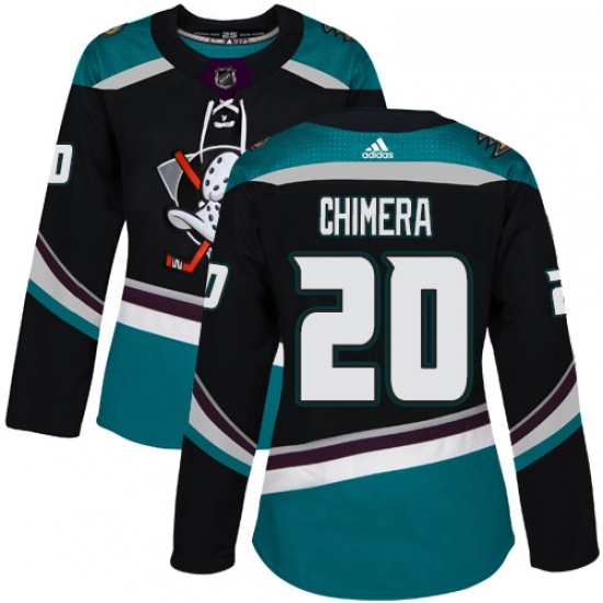 Womens Adidas Anaheim Ducks 20 Jason Chimera Authentic Black Teal Third NHL Jersey Womens Adidas Anaheim Ducks 20 Jason Chimera Authentic Black Teal Third NHL Jersey